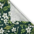 thumbnail image 3 of Ambesonne Jasmine Kitchen Curtains, Awakening Floral Buds, 55"x39", Apple Green Off White, 3 of 3