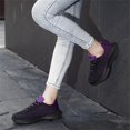thumbnail image 5 of NOKIO Fashion Sneakers for Women Breathable 𝖫a𝖼e Up Tennis Shoes with Flexible Cushioning Sole, Comfortable Outdoor Running Shoes Non-S𝗅ip Athlet𝗂c Shoes for Summer and Autumn, 5 of 9