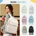 thumbnail image 4 of Aesthetic Backpacks for Teens School Book Bags for Women Men, Simple Backpack for School Bag College Backpack, Lightweight Waterproof Backpack for College High School Casual Daypack Backpacks Beige, 4 of 12