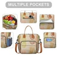 thumbnail image 2 of Pineapple Large Lunch Bag Women Insulated Lunch Box for Work Leakproof Soft Cooler for Picnic Travel Road Trips, Loncheras Para Mujer Adult, 2 of 6
