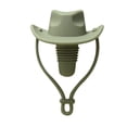thumbnail image 1 of Injueey Tapón de botella de vino divertido con forma de sombrero de vaquero, único y práctico tapón de silicona para vino con forma de Cocina y Comedor mi, 1 of 6