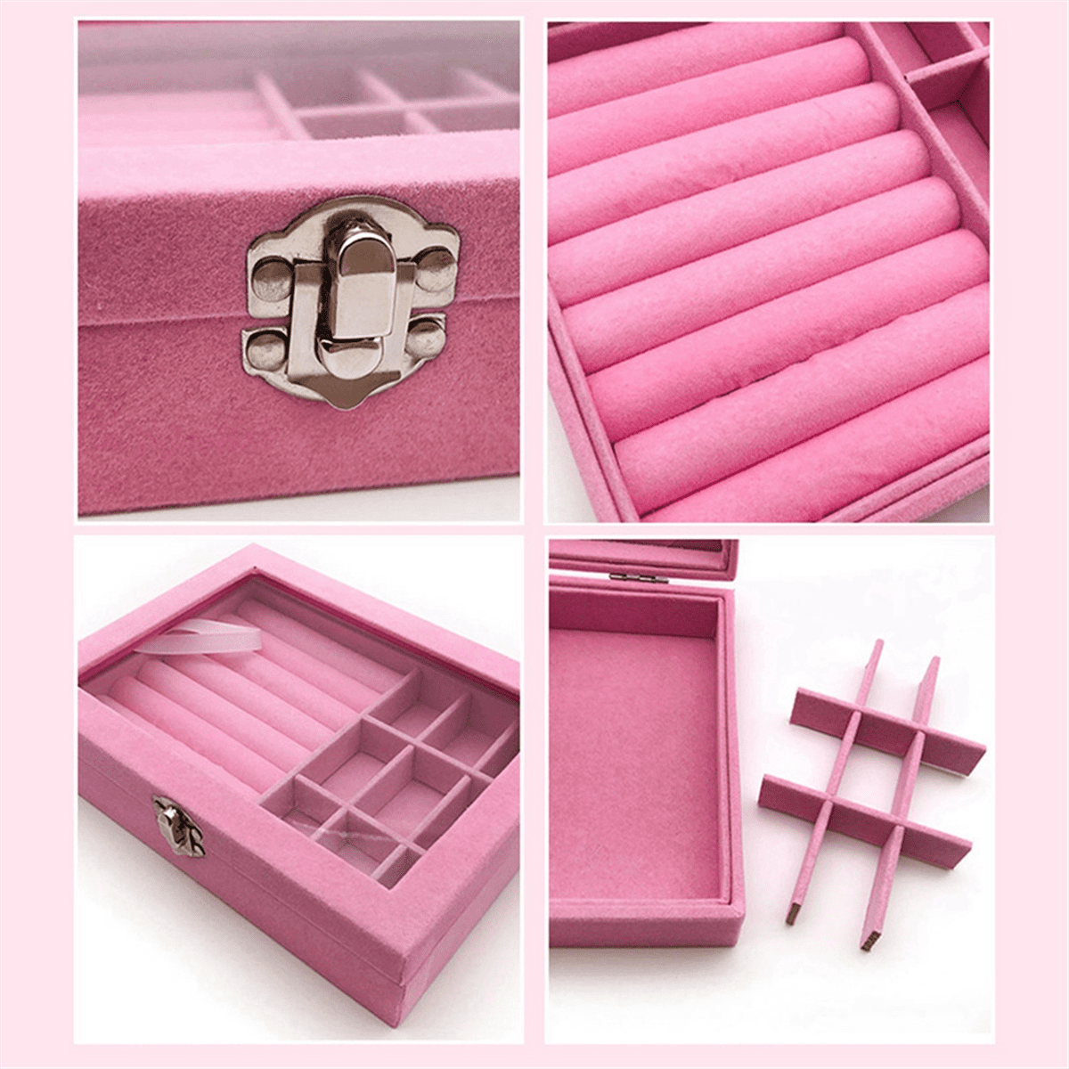 DIY Beaded Bracelet Set with Storage Box Bracelet DIY Handmade Jewelry Making Kit Acrylic Hole Beads D