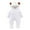 01_White, variant on Baby Boys Girls Long Sleeve Patchwork Cute Bear Ears Hooded Baby Romper Jumpsuit Outfit Clothes Coat 01_,6-9 Months