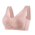 thumbnail image 1 of Timegard Bras for Women Full Coverage No Underwire Comfortable Everyday Low Back Bralette with Support, 1 of 3