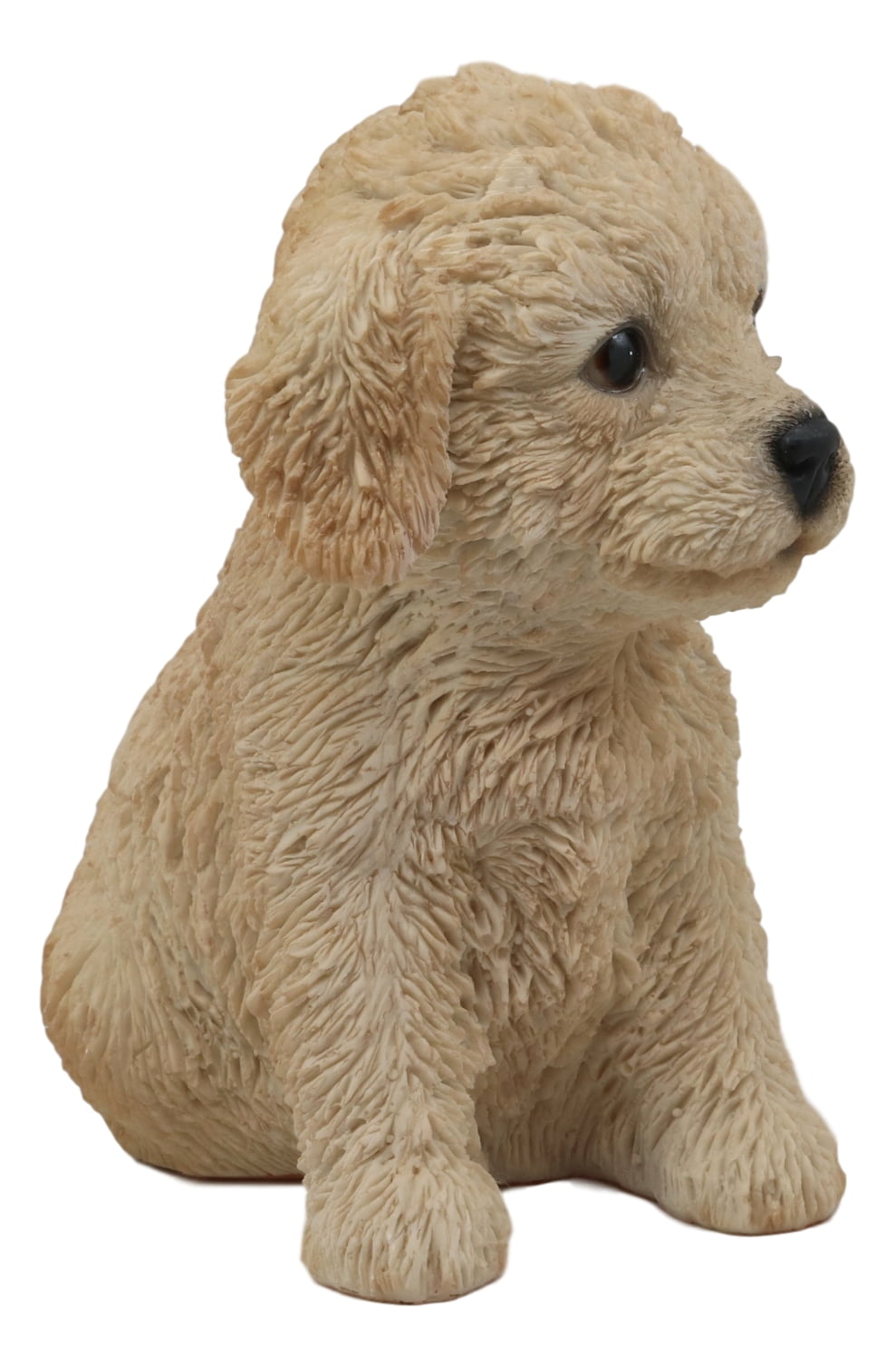 GOLDENDOODLE Dog HAND PAINTED FIGURINE Resin Statue GOLDEN DOODLE Puppy NEW 