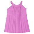 thumbnail image 6 of Moocorvic Girls Summer Girls Dresses Sleeveless Halter Tie Back Kid Ruffle Sundress Casual Party Beach 11-12 Years,Pink, 6 of 9