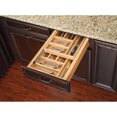 thumbnail image 2 of Rev-A-Shelf 4WTCD-24SC-1 21-Inch Tiered Cutlery Drawer Organizer with Soft-Close, 2 of 6