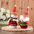 thumbnail image 6 of Frogued Christmas Gnomes Adorable Colorfast Polyester Christmas Ornaments Figurine for Home (Snowman), 6 of 13