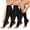Black Brown, variant on 3 Pairs Zipper Copper Compression Socks for Women & Men Circulation 15-20 mmhg - Better Blood Flow, Swelling, Best Support for Medical, Running, Nursing