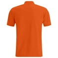 thumbnail image 4 of Mens Polo Shirt Golf Casual Slim Fit Short Sleeve Button Up Collared Tops Summer Moisture Wicking Performance Mens Shirts Orange XXXXXXL, 4 of 4