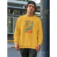 thumbnail image 2 of Japan Tourist Map Sweatshirt Men -Image by Shutterstock, Male XX-Large, 2 of 4