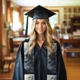 thumbnail image 6 of Kdxio Cloud White Dragon Graduation Stole Class, Graduation Sash, Unisex Adult 36" Academic Commencements-Sharp Corner, 6 of 7