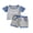 Gray, variant on Bagilaanoe 2pcs Toddler Baby Boy Short Pants Set Short Sleeve Letter Print T Shirt Tops + Shorts 6M 12M 18M 24M 3T Kids Casual Summer Outfits