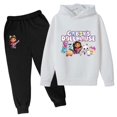 thumbnail image 3 of Sudadera con capucha de Gabby Cats para niños, ropa para casa de muñecas Gabby para niñas pequeñas, sudaderas con capucha y pantalones, conjuntos de 2 piezas, bonito disfraz para niños, chándales para, 3 of 5