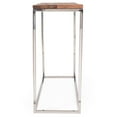 thumbnail image 3 of Handcrafted Recycled Wood Console Table With Stainless Steel Finish A Frame For And Attractive Design, 3 of 4