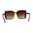 thumbnail image 4 of Womens Luxury Butterfly Rhinestone Bling Diva Sunglasses All Brown, 4 of 4