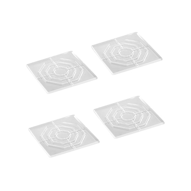 4 almohadillas de silicona para patas de muebles, protectores de suelo para patas de silla. Cuadrado 4cmx4cm