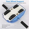 thumbnail image 2 of Ab Roller Wheel, Rebound Abdominal Roller with Knee Mat Gear and Turtle Shell Cover Protection Ab Trainer Muscle Fitness Machine Exercise Equipment, 2 of 7