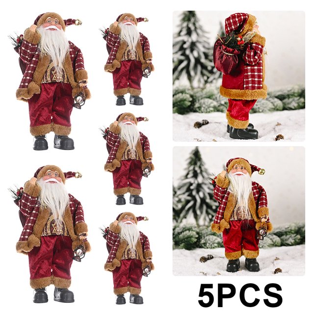 Navidad Papá Noel Sosteniendo Regalos Nuevo (Lámpara Aceite)