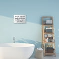 thumbnail image 2 of Stupell Industries Which Side Funny Bathroom Word Design Wall Plaque by Daphne Polselli, 2 of 6