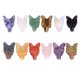 thumbnail image 5 of Adorno de piedra con forma de cabeza de lobo, escultura de paisaje en miniatura, textura de cristal y diseño pulido, cuentas decorativas para pulseras y llaveros DIY., 5 of 8