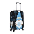 thumbnail image 3 of Uemuo Christmas Gnome Snowflake Printed Washable Luggage Cover - Fashion Suitcase Protector Fits 18-32 Inch Luggage -X-Large, 3 of 9