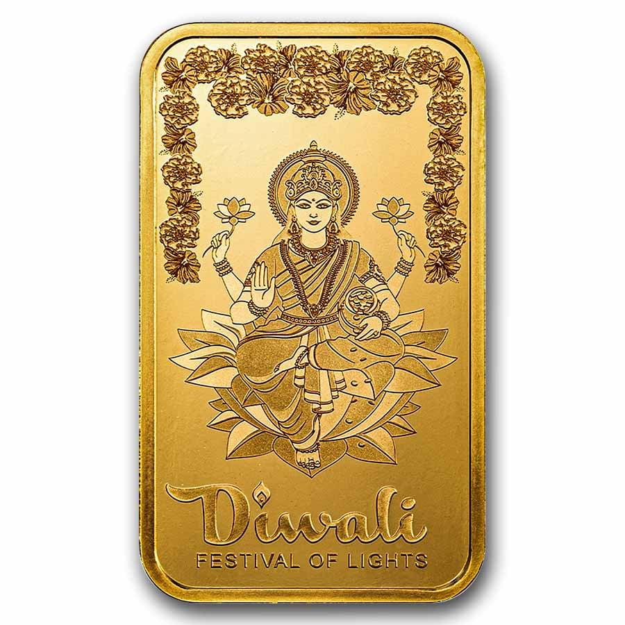 1 gram Gold Bar - PAMP Suisse Diwali Multigram+25 (In Assay)