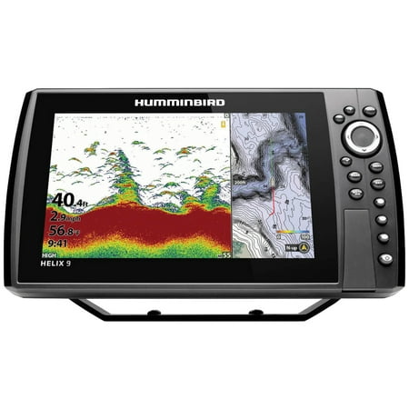 Humminbird 410840-1 HELIX 9 CHIRP Sonar G3N Dual Spectrum Combo Fishfinder/GPS/Chartplotter with 9
