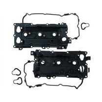 Engine Valve Cover Set 2 - Compatible with 2014 - 2018 INFINITI Q50 3.5L V6 2015 2016 2017