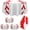 White and Red, variant on 12 Pcs Round Baseball Tablecloth 84" Plastic Red White Baseball Tablecloth Disposable Circle Softball Sports Table Cloth Art Design Thread Decoration for Dining Wedding Birthday Party