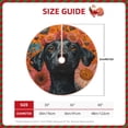 thumbnail image 2 of Rateoe Sunflower Black Dog Pattern Christmas Tree Skirt with Ties , Christmas Tree Decorations, Farmhouse Christmas Decor Xmas Holiday Decorations-48", 2 of 6