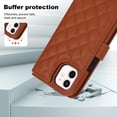 thumbnail image 3 of Allytechgroup Wallet Case for iPhone 11 with Credit Card Slot, RFID Blocking PU Leather Case with Lanyard & Shoulder Strap & Kickstand Shockproof Bumper for Women Men, Brown, 3 of 8