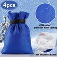 thumbnail image 6 of Outdoor Faucet Covers for Winter, 4 Packs Pro 10" H x 7" W Blue Outside Faucet Cover Freeze Protection, Reusable Waterproof Insulated Spigot Cover, Thickened Garden Faucet Socks Hose Bibs, 6 of 7