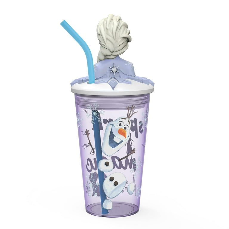 Zak! Designs Frozen 2 Leak-Proof Tumbler with Flexible Straw, 15 oz -  Baker's