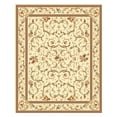 thumbnail image 6 of SAFAVIEH Lyndhurst Beatrix Floral Bordered Area Rug, Ivory, 8' x 8' Round, 6 of 9