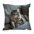 thumbnail image 2 of Soft Flock Pillow Cover, Durable Cushion Case for Bed and Patio Furniture, Easy Care Decorative Cover with Invisible Zipper(C), 2 of 6
