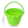 thumbnail image 3 of Beach Bucket, Travel Sand Toys for Daughter and Son Outdoor, Beach Vacation Essentials, Camping Traveling, Fun Summer Activities Green, 3 of 3