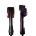 thumbnail image 4 of Dispositivo de cepillo secador de pelo 2 en 1, cepillo alisador negro para cabello medio a largo, peine secador para todo tipo de cabello, reduce el encrespamiento y la estática, 4 of 5