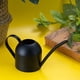 thumbnail image 4 of Regadera de acero inoxidable - Regadera de metal con pico largo para evitar derrames, regadera perfecta para plantas de exterior e interior. Hervidor de agua de acero inoxidable., 4 of 6