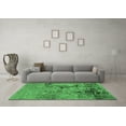 thumbnail image 3 of Ahgly Company Indoor Rectangle Oriental Emerald Green Industrial Area Rugs, 2' x 3', 3 of 4