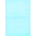 thumbnail image 1 of Ahgly Company Indoor Rectangle Solid Light Blue Modern Area Rugs, 2' x 5', 1 of 4