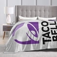thumbnail image 4 of Taco Bell Blanket, Super Soft Throw Blanket For Bed Sofa Couch, Cozy Flannel Blanket For Bedroom Livingroom, 40"X30", 4 of 9