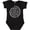 AB-Black, variant on Pi Day Pi Numerals in Spiral Boys or Girls Baby Bodysuit