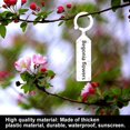 thumbnail image 5 of 100pcs Plant Mark Tags Plastic Waterproof Plant Tree Tags Thick Plastic Garden Hanging Tags Flower Plant Tags(white ), 5 of 5