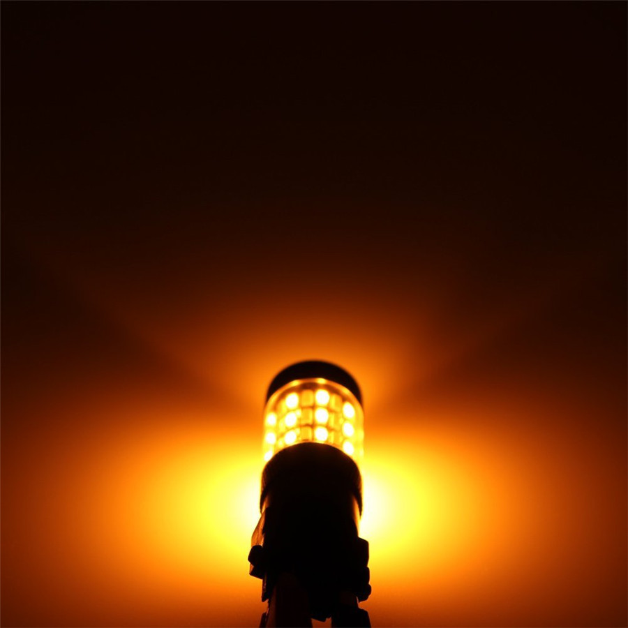 Pair 1157 4014 LED Dual Color Switchback 60SMD 12VDC Car Turn Signal