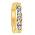 thumbnail image 3 of Mauli Jewels Rings for Women 0.50 Carat Engagement Wedding Band channel 14K Solid Yellow Gold, 3 of 4