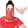 thumbnail image 1 of Velo Facial para Danza de Vientre rojo Colcomx Velo facial para danza del vientre, 1 of 7