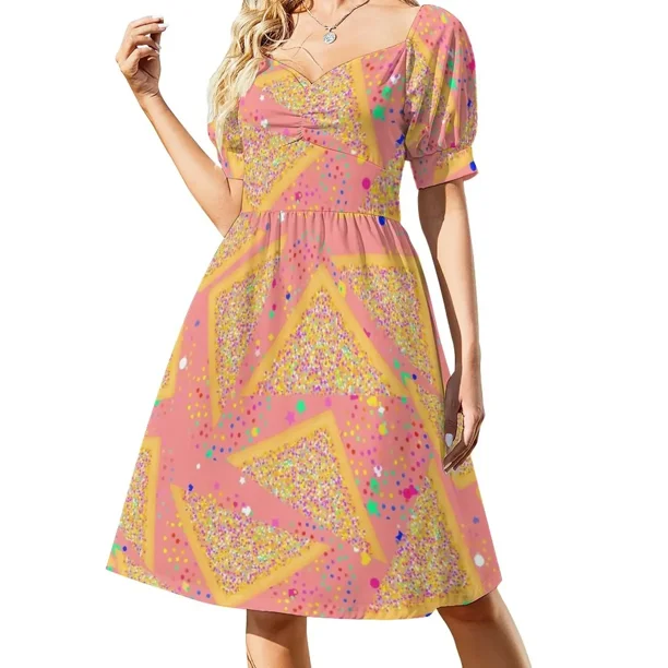 Vestido de manga corta Fairy Bread, ropa de verano para mujer, ropa de mujer, moda femenina