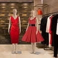 thumbnail image 3 of FDW 69"H Polypropylene New Female Mannequin with Stable Stand, Perfect for Display, 3 of 7