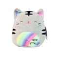 thumbnail image 5 of Squishmallows Official Kellytoy Plush 8"  Tally the Cat with Rainbow Stomach - RARE- Ultrasoft Stuffed Plush Toy, 5 of 5
